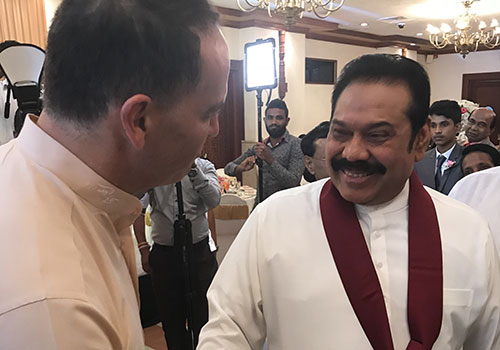 Former President Sri Lanka – Mahindra Rajapaksa Colombo 2017