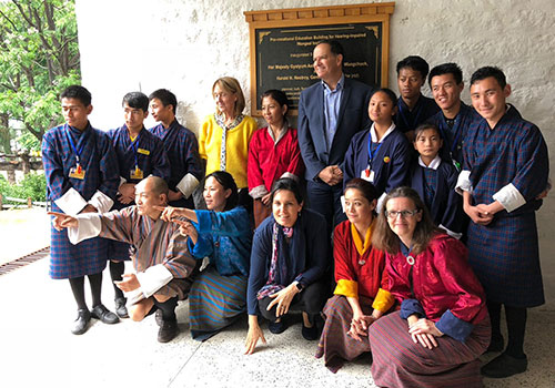  Wangsel Institute, Paro, Bhutan and colleagues, teachers and pupils