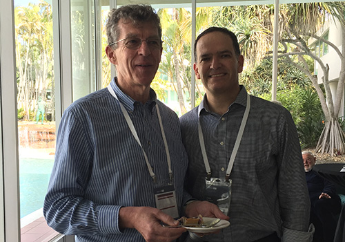 Professor Friedland with Professor Ian Frazer - Developer of HPV vaccine